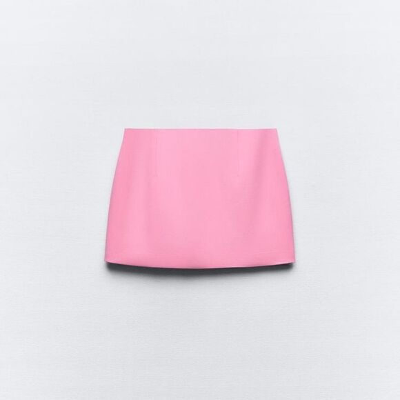 Zara CUTβOUTβMINIβSKIRTβpink - Picture 10 of 10